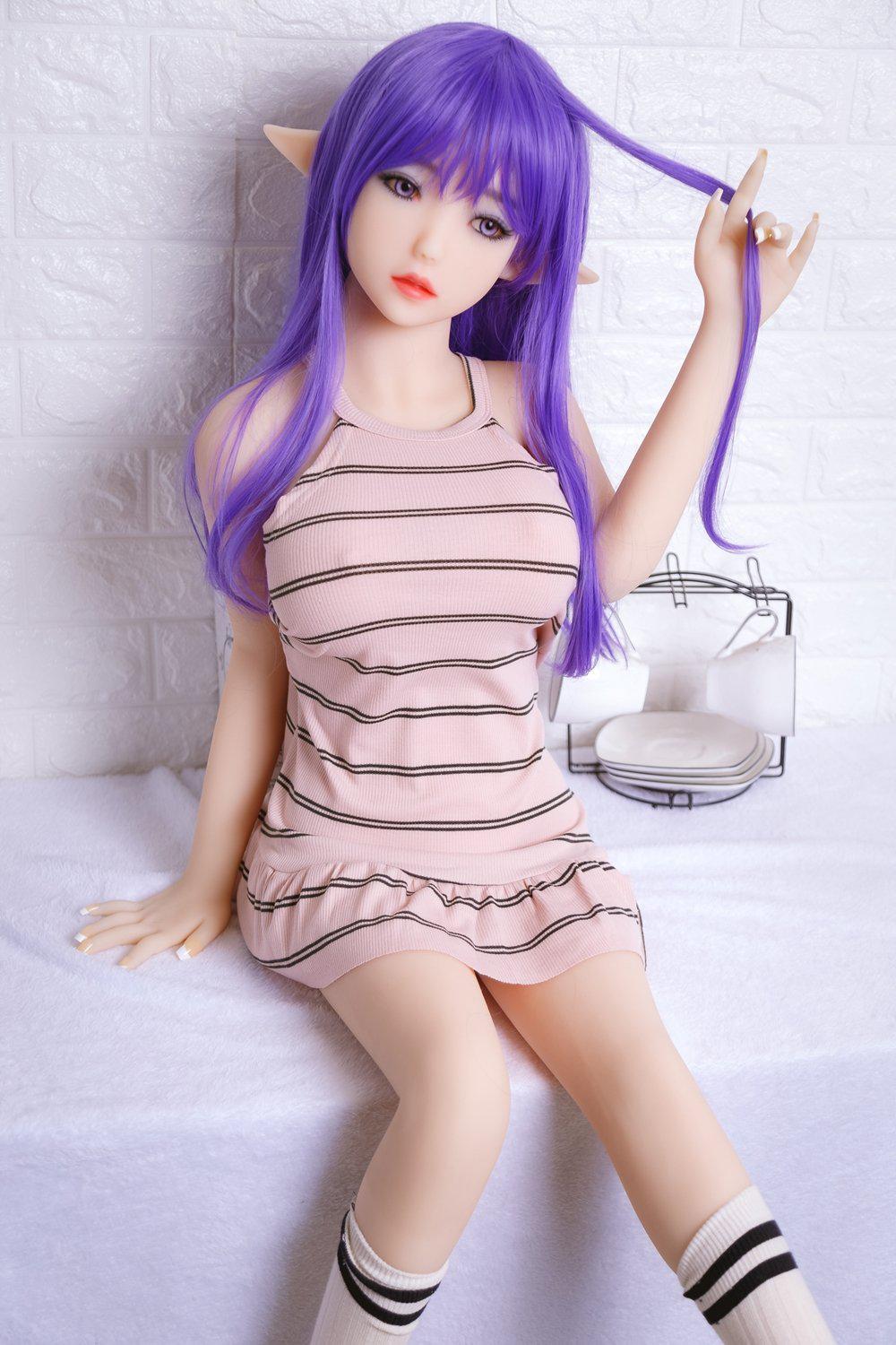 Ademi Purple Hair Elf Mini Doll NakeDoll