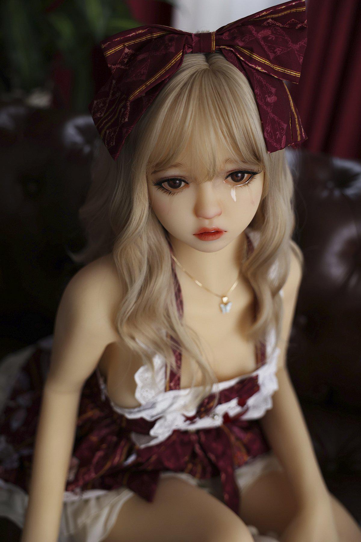 Beata Anime Cute Bowtie Mini Sex Doll Nakedoll