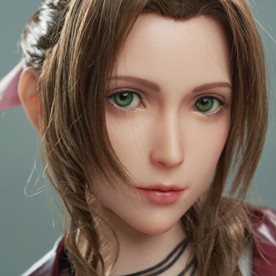 Aerith Lifelike Anime Sex Doll With Silicone Head Nakedoll