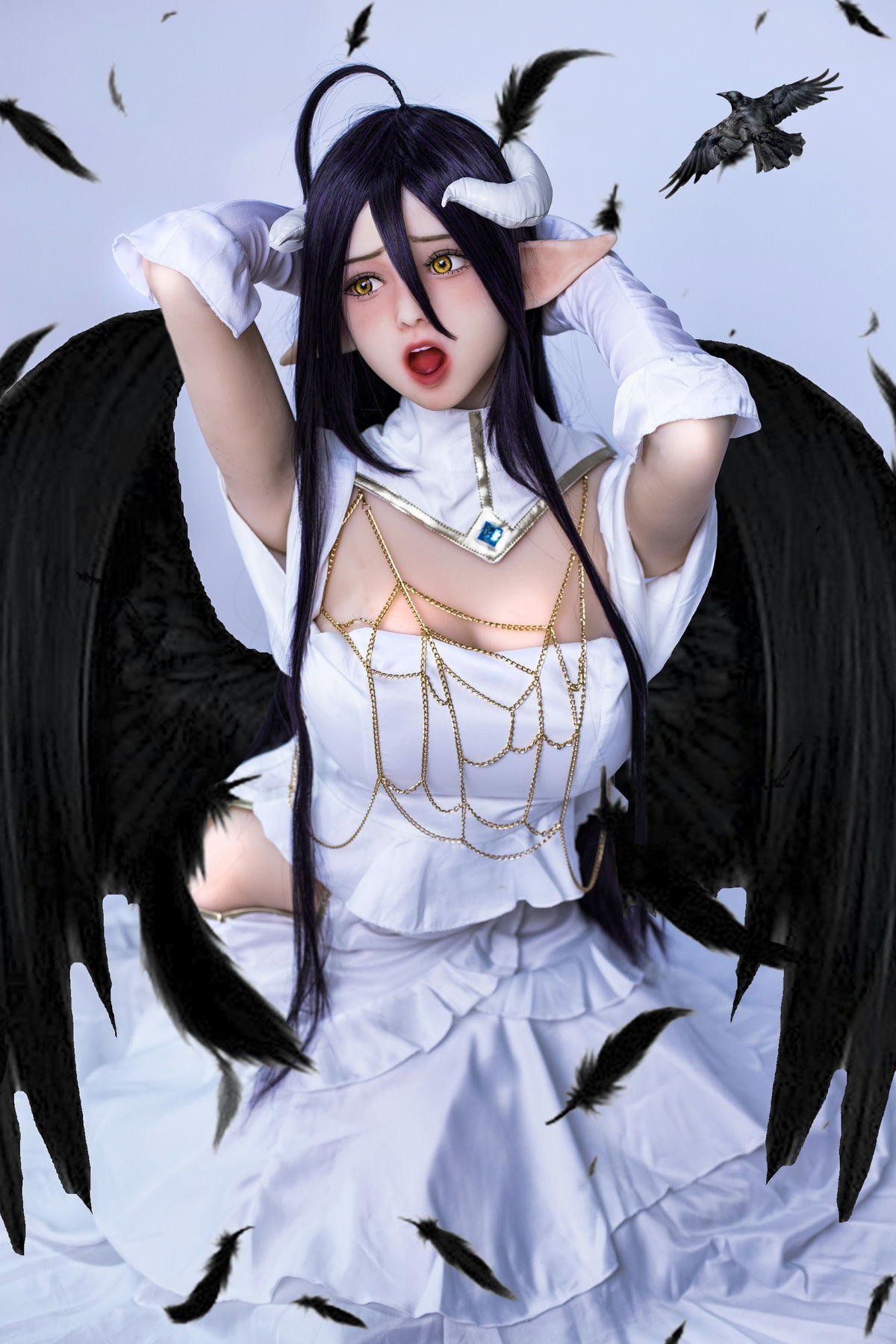 Albedo Overlord Anime Sex Doll Nakedoll