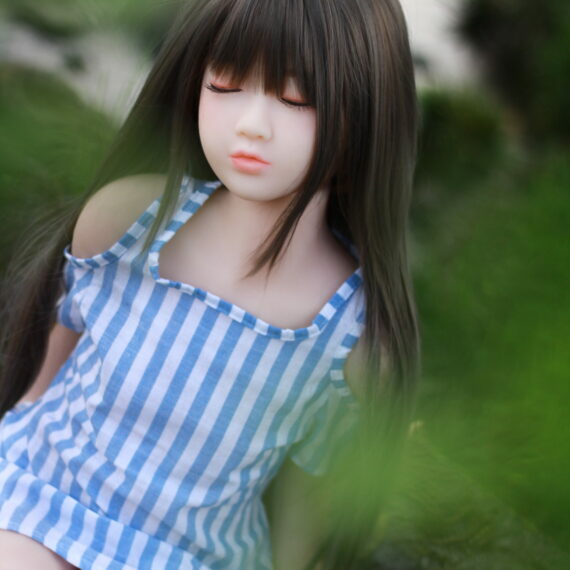 Premium Nita Flat Chest Eye Closed Mini Sex Doll Ca Warehouse