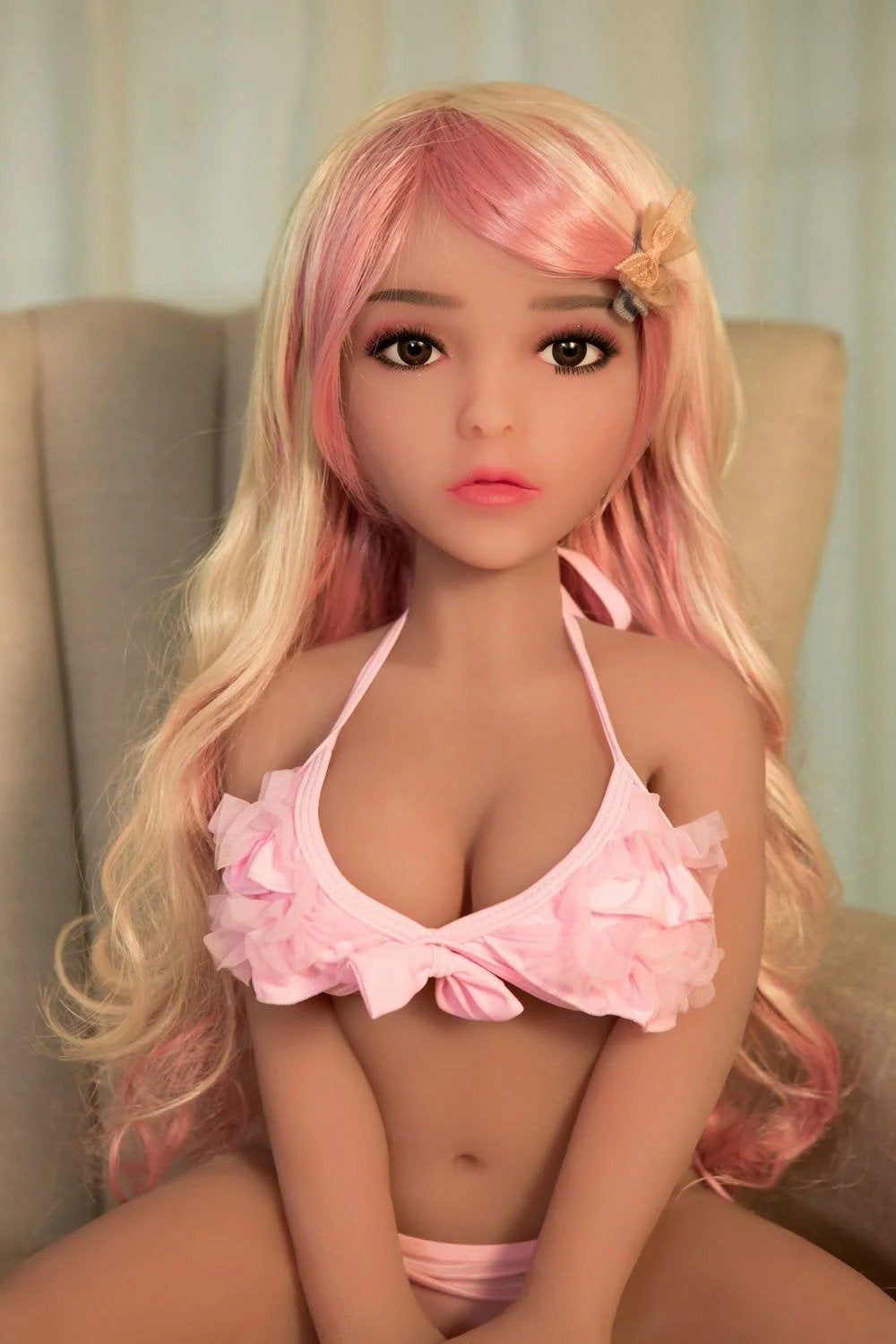 Tyesha - Tan Big Breast Mini Sex Doll foto foto foto