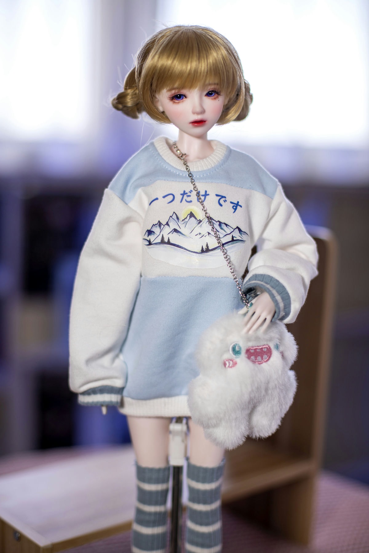 Hilary 1ft7 50cm Blonde Tiny Sex Doll With Bjd Head 💋 Nakedoll