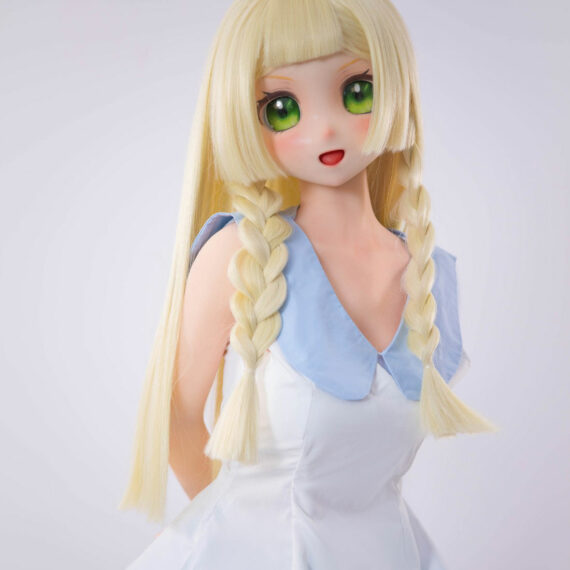 Lillie Boneca sexual de anime Pokémon celebridade com cabeça de PVC NakeDoll