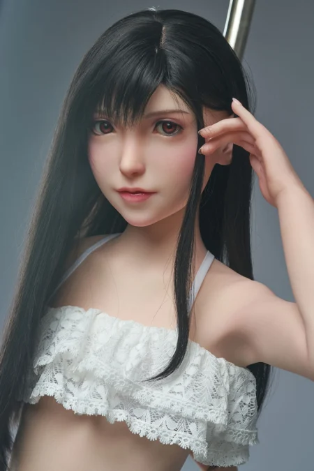 1-Tifa-Flat-Chest-Anime-Sex-Doll-with-Silicone-Head