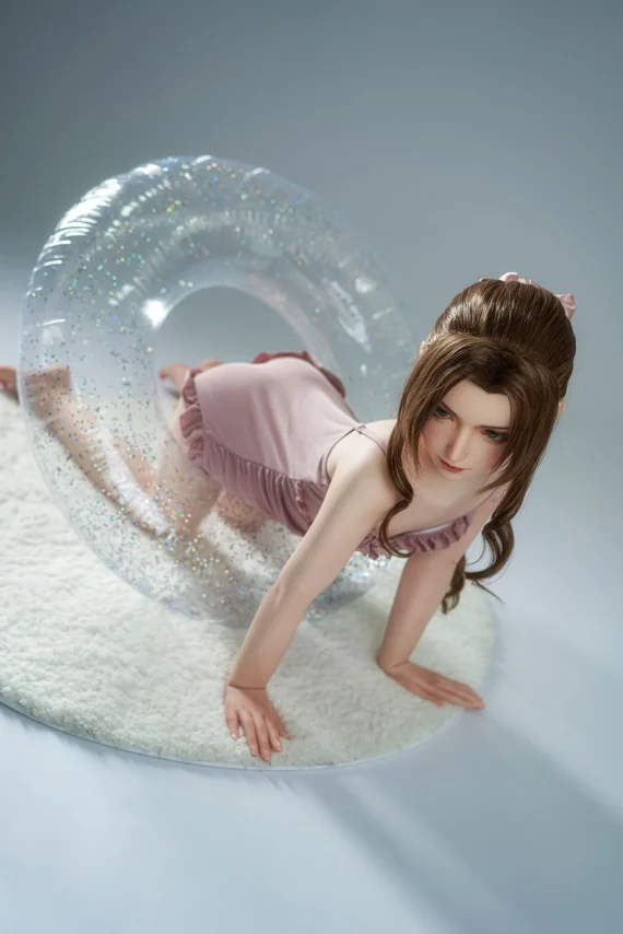 14-Aerith-Flat-Chest-Anime-Sex-Doll-with-Silicone-Head