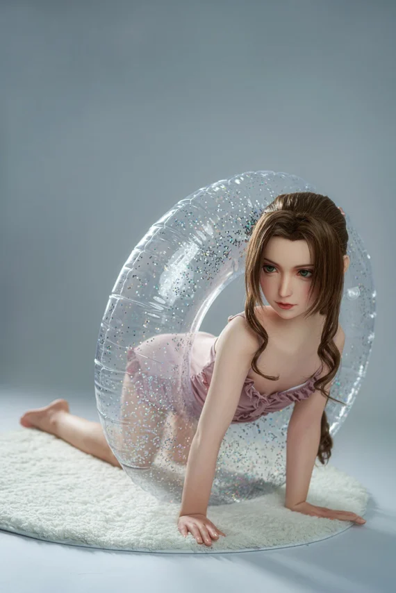 15-Aerith-Flat-Chest-Anime-Sex-Doll-with-Silicone-Head