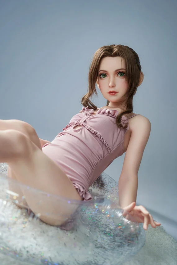 3-Aerith-Flat-Chest-Anime-Sex-Doll-with-Silicone-Head