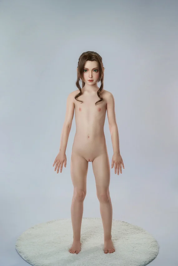 7-Aerith-Flat-Chest-Anime-Sex-Doll-with-Silicone-Head